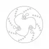 Brembo 68B40721 Serie Oro Malaguti F12 Phantom Digit (Tutti I Modelli) 50 