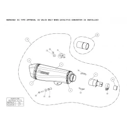 Akrapovic S-PI5SO1-HRAASSBL Piaggio Mp3 500/500LT