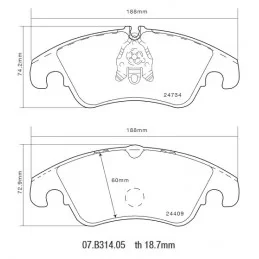 Brembo 07.B314.05 HP2000