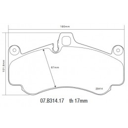 Brembo 07.B314.17 HP2000