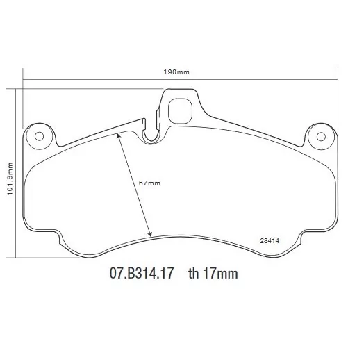 Brembo 07.B314.17 HP2000