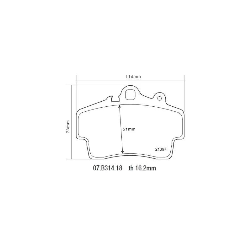 Brembo 07.B314.18 HP2000