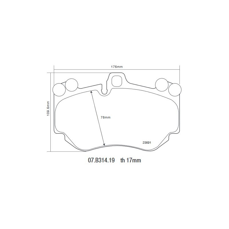 Brembo 07.B314.19 HP2000 Brembo 07.B314.19 HP2000