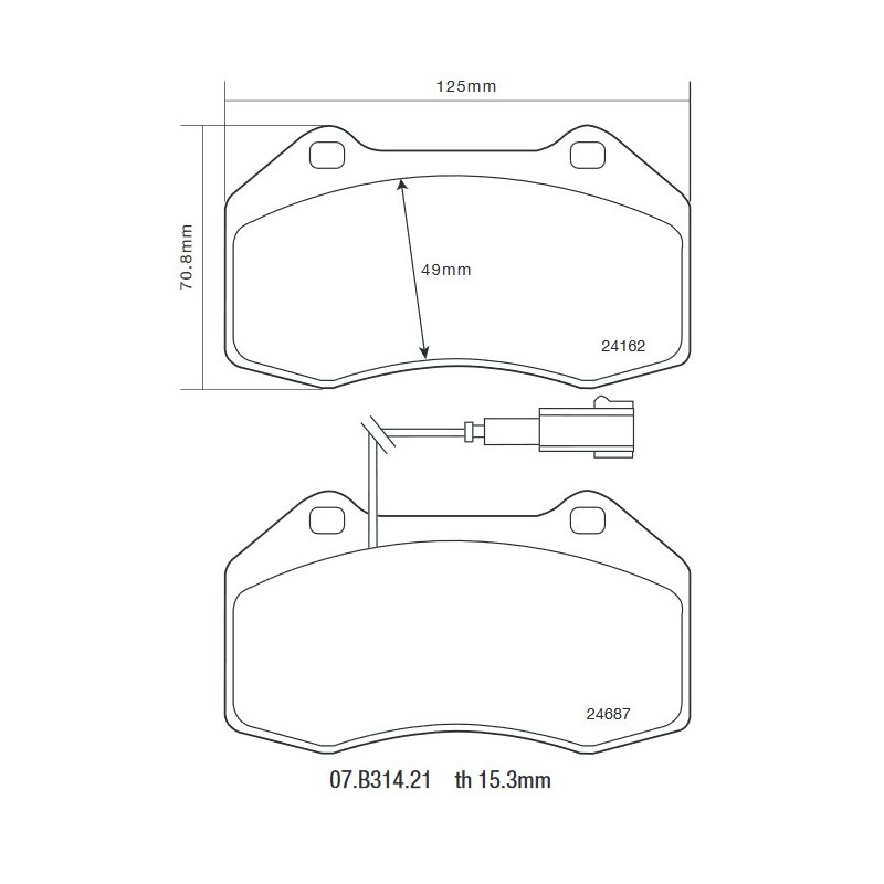 Brembo 07.B314.21 HP2000 Brembo 07.B314.21 HP2000
