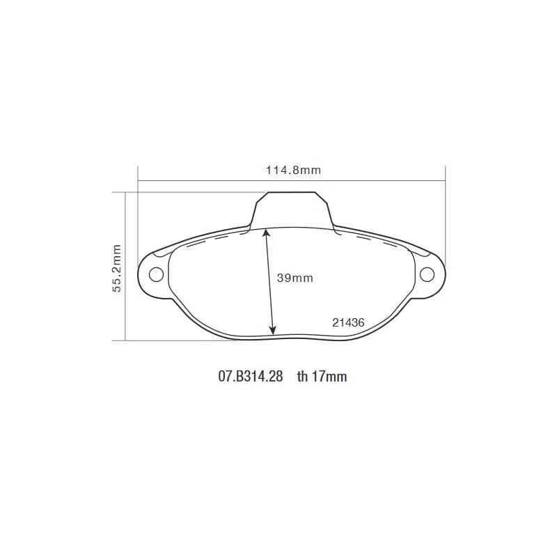 Brembo 07.B314.28 HP2000