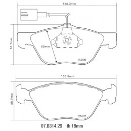Brembo 07.B314.29 HP2000