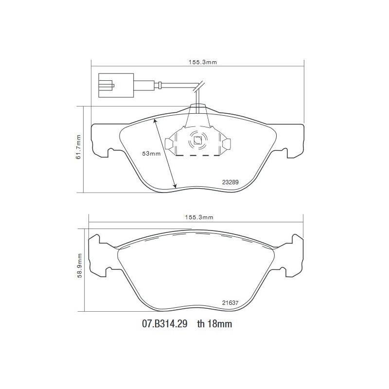 Brembo 07.B314.29 HP2000 Brembo 07.B314.29 HP2000