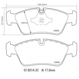 Brembo 07.B314.33 HP2000