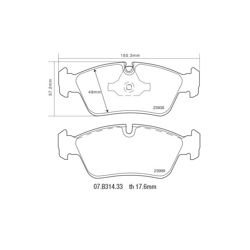 Brembo 07.B314.33 HP2000 Brembo 07.B314.33 HP2000