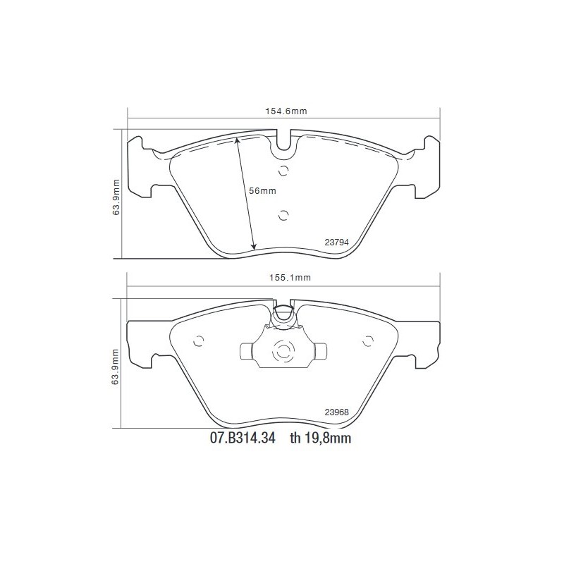 Brembo 07.B314.34 HP2000 Brembo 07.B314.34 HP2000