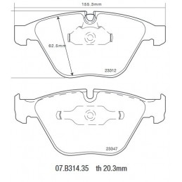 Brembo 07.B314.35 HP2000