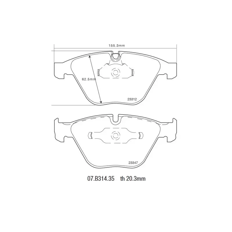 Brembo 07.B314.35 HP2000