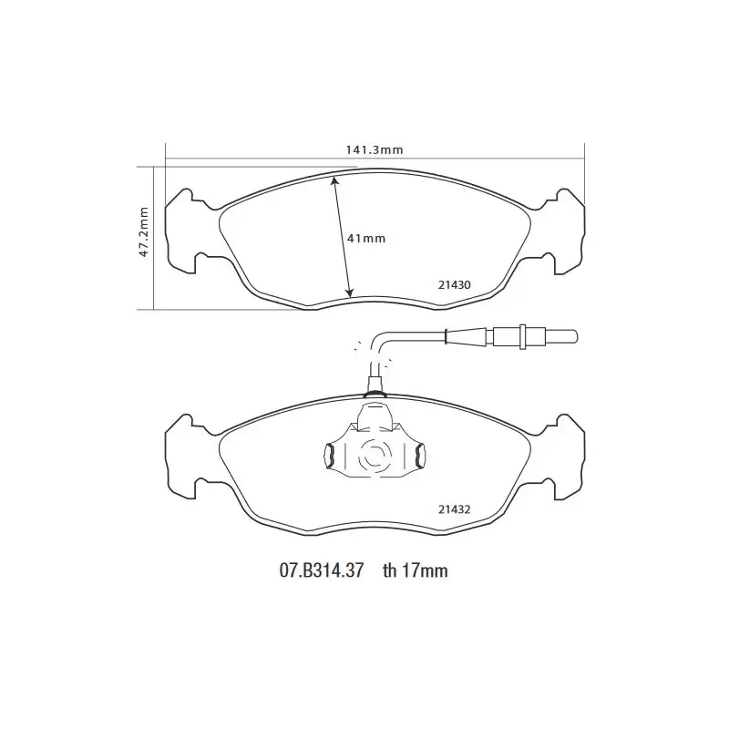 Brembo 07.B314.37 HP2000