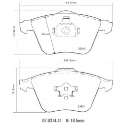 Brembo 07.B314.41 HP2000