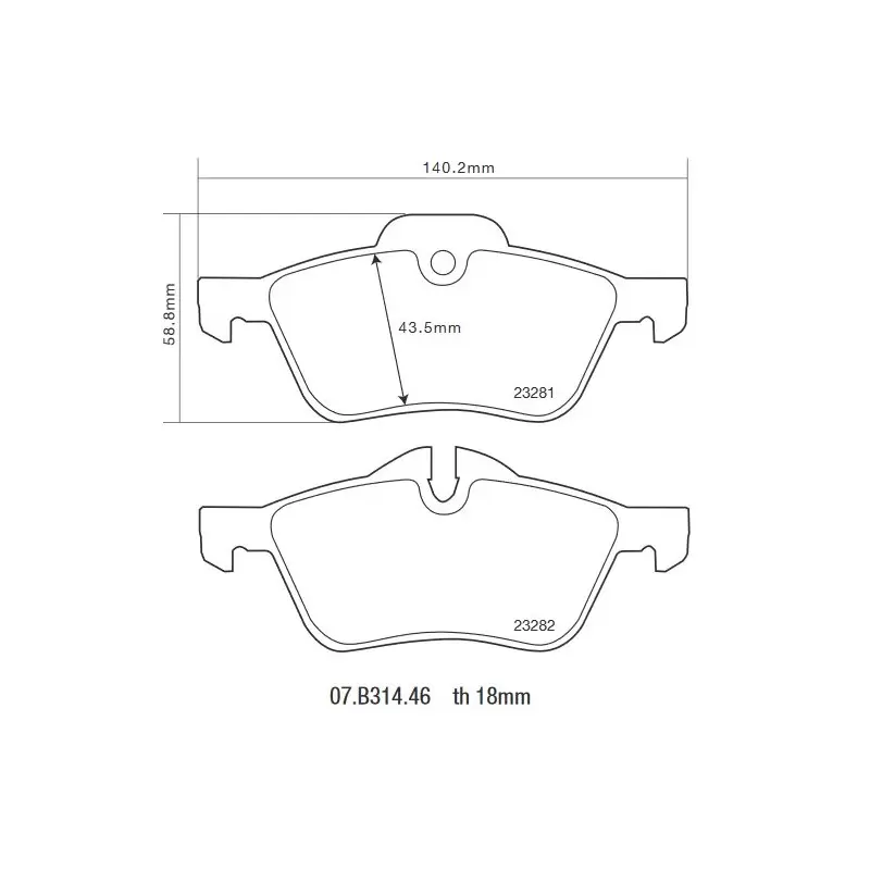 Brembo 07.B314.46 HP2000