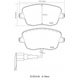 Brembo 07.B314.56 HP2000