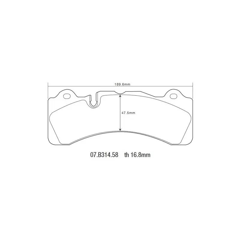 Brembo 07.B314.58 HP2000 Brembo 07.B314.58 HP2000
