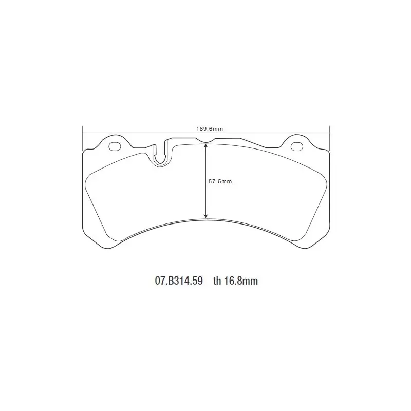 Brembo 07.B314.59 HP2000