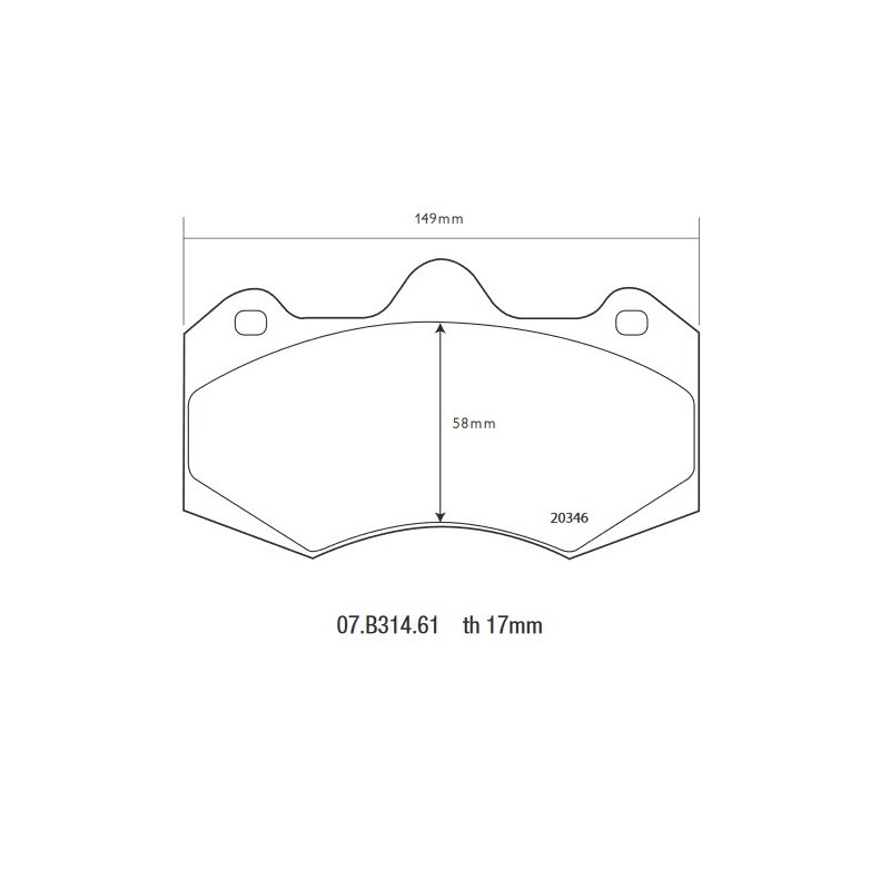 Brembo 07.B314.61 HP2000 Brembo 07.B314.61 HP2000