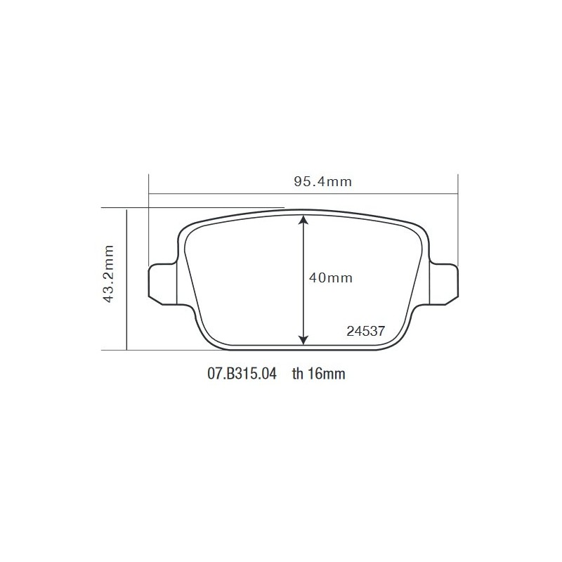 Brembo 07.B315.04 HP2000 Brembo 07.B315.04 HP2000