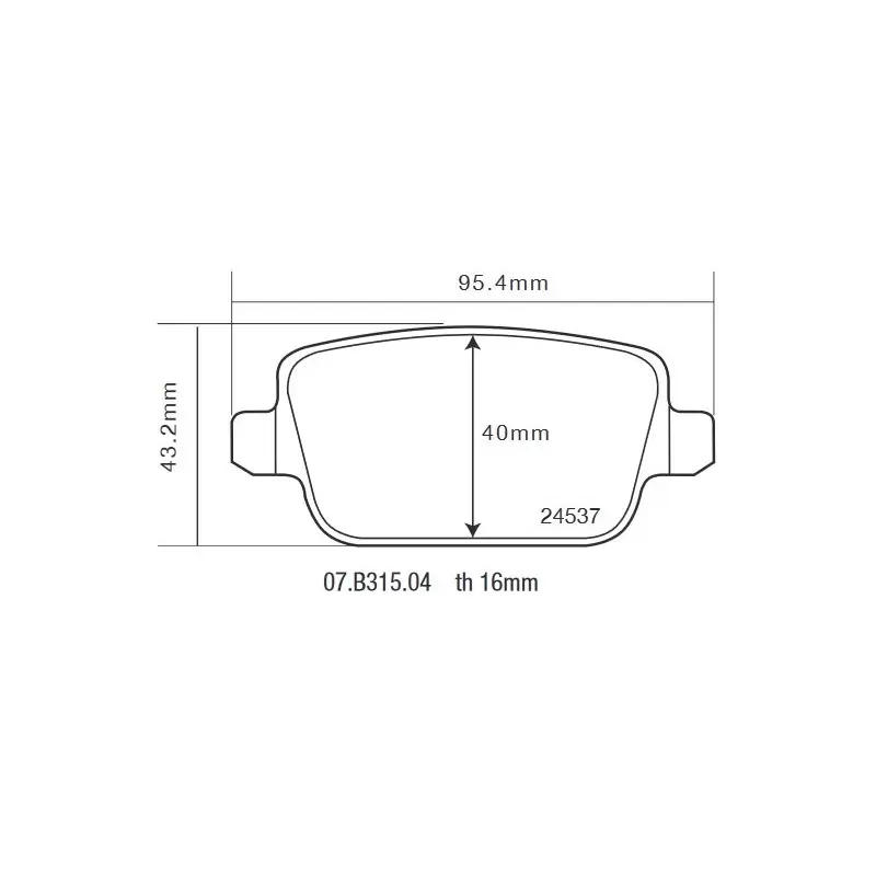 Brembo 07.B315.04 HP2000