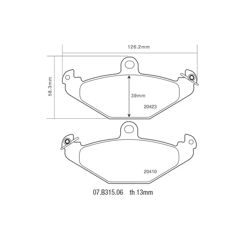 Brembo 07.B315.06 HP2000