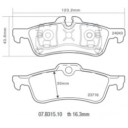 Brembo 07.B315.10 HP2000