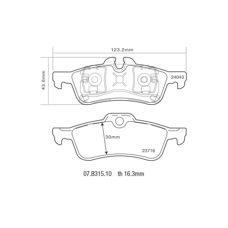 Brembo 07.B315.10 HP2000