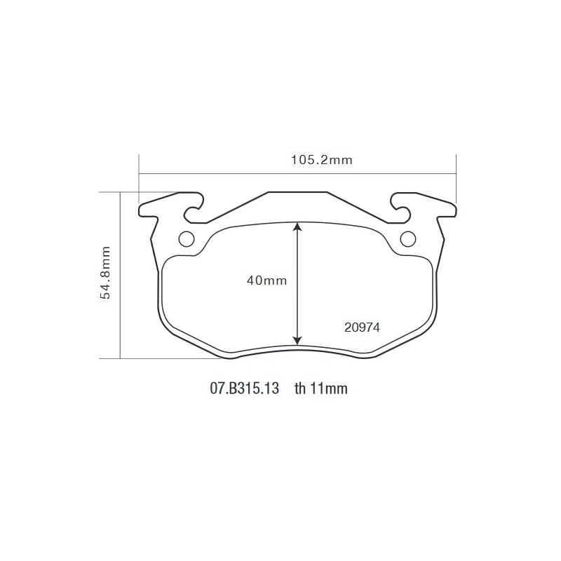 Brembo 07.B315.13 HP2000 Brembo 07.B315.13 HP2000