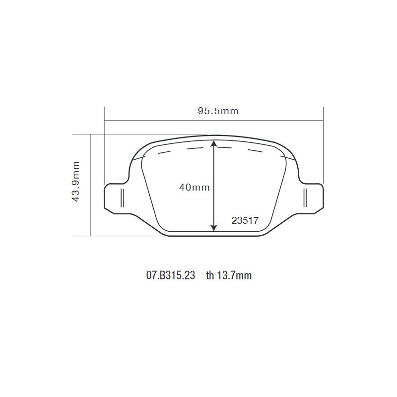 Brembo 07.B315.23 HP2000 Brembo 07.B315.23 HP2000