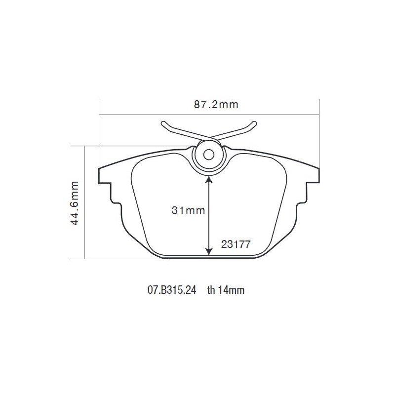 Brembo 07.B315.24 HP2000 Brembo 07.B315.24 HP2000