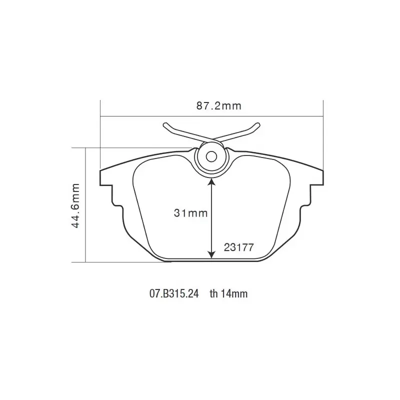 Brembo 07.B315.24 HP2000