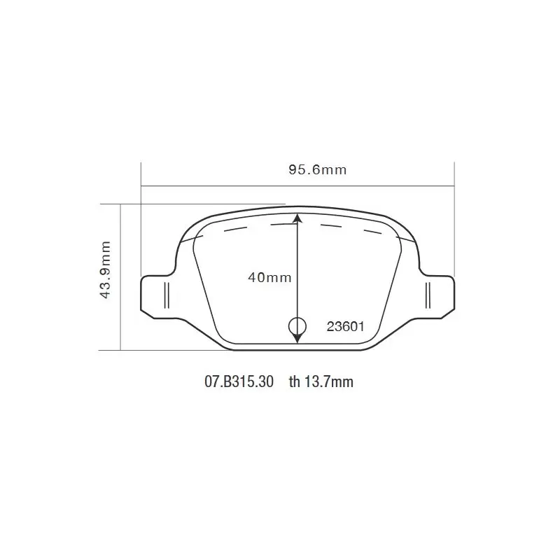 Brembo 07.B315.30 HP2000