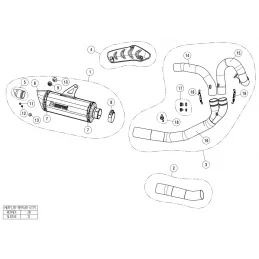 Akrapovic E-D12E1 Ducati Monster 821