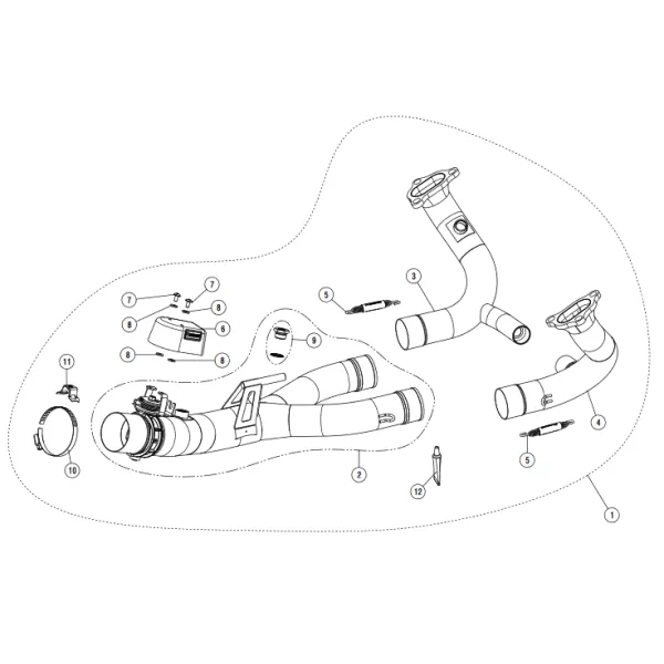 Akrapovic E-B12E4 Bmw R 1250 GS - GS Adventure