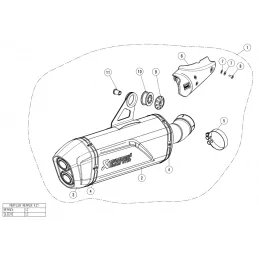 Akrapovic S-B12SO23-HAATBL Bmw R 1250 GS - GS Adventure