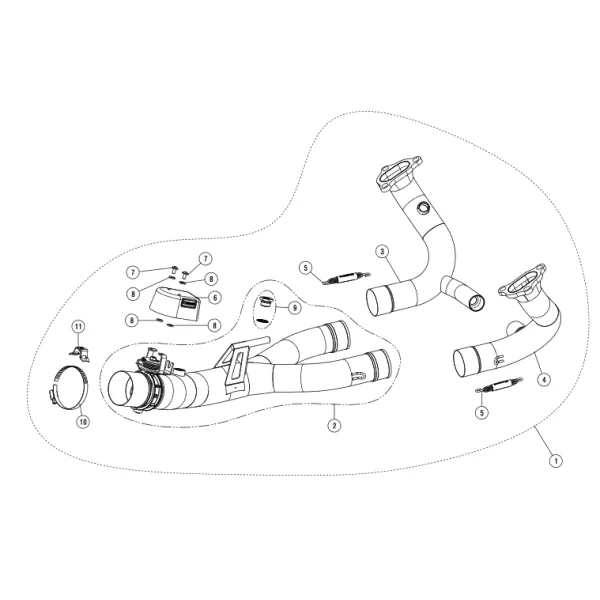 Akrapovic E-B12R7 Bmw R 1250 GS - GS Adventure