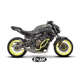 Exan Yamaha MT-07 Ovale X-Black