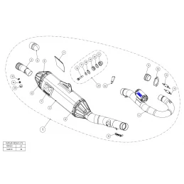 Akrapovic S-S2MET6-BNTA Suzuki RM-Z 250