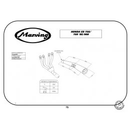 Marving H/3306/BC Honda Cb 750 F/750 82