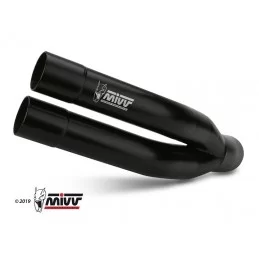 Mivv Double Gun Black Kawasaki Z 900