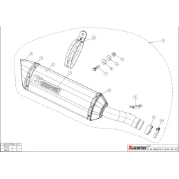 Akrapovic S-H5SO4-HRC Honda CB 500 X