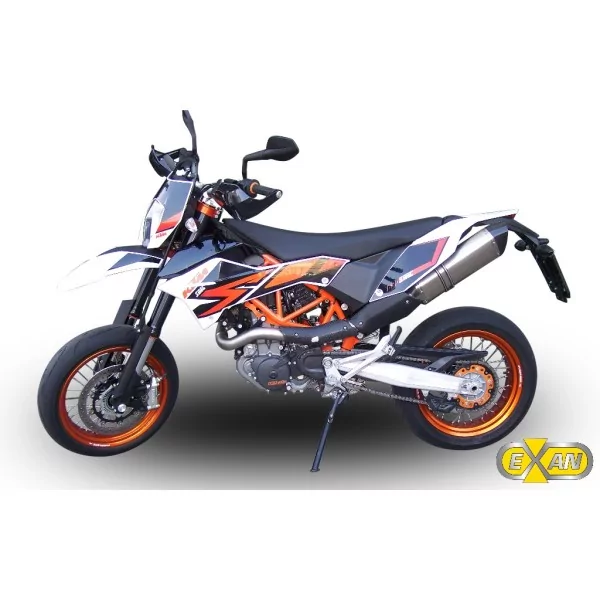 Exan Ktm 690 Enduro Ovale X-Black