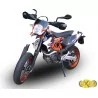 Exan Ktm 690 Enduro Ovale X-Black