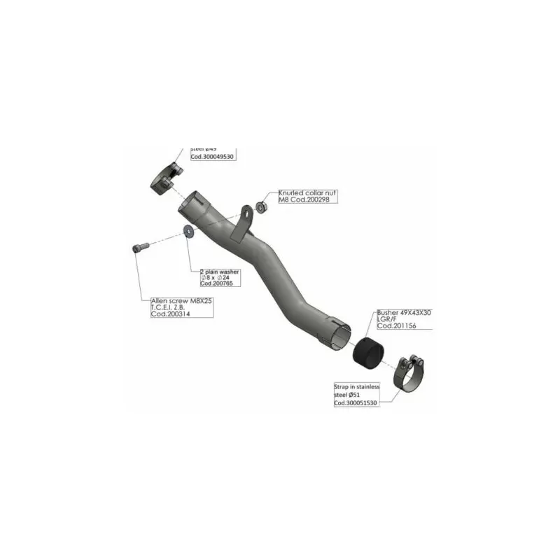 Leovince Suppressor du Catalyseur Benelli Leoncino 500