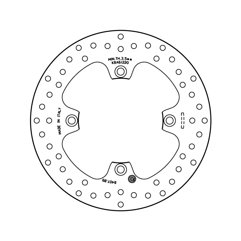 Brembo 68B40789 Serie Oro Beta RR 250