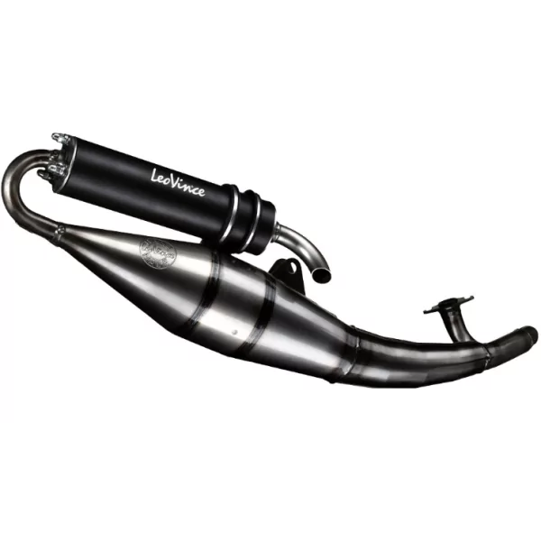 Leovince Peugeot Jet Force 50 Hand Made TT Black