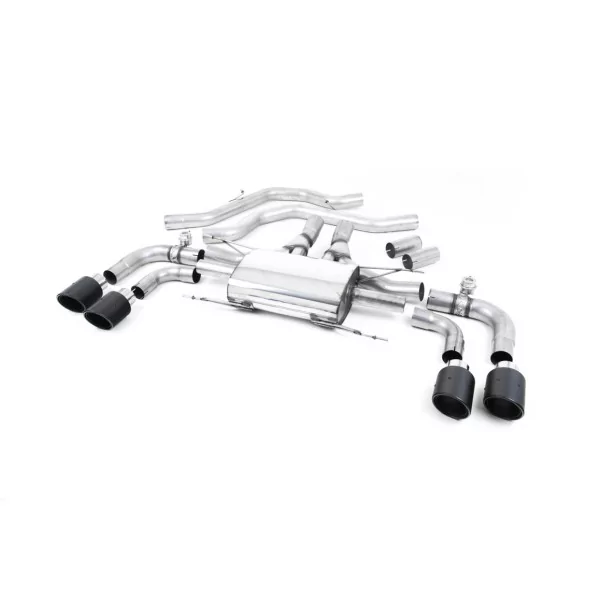 Échappement front pipe-back Milltek SSXAR16 pour Alfa Romeo Giulia Quadrifoglio 2.9 V6 Bi-Turbo