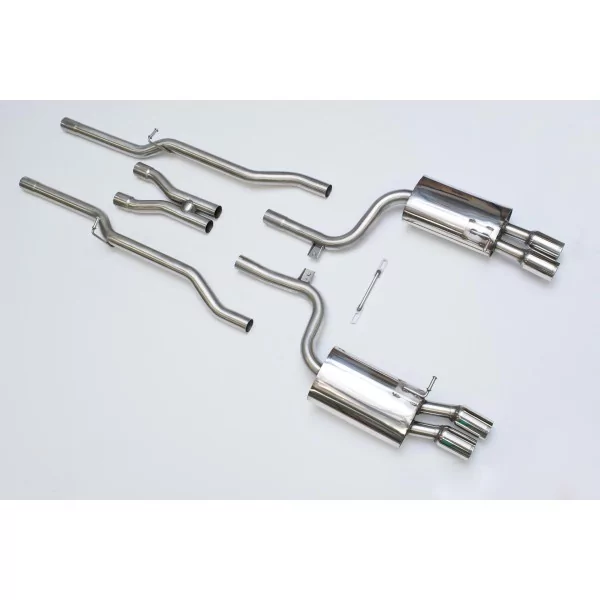Escape cat-back Milltek SSXAU048 para Audi S4 4.2 V8 quattro B7 Saloon/Sedan Avant & Cabriolet