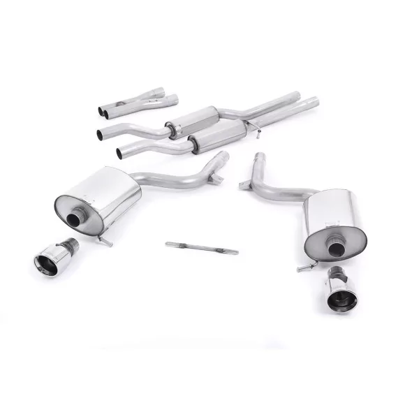 Milltek SSXAU100 cat-back exhaust for Audi